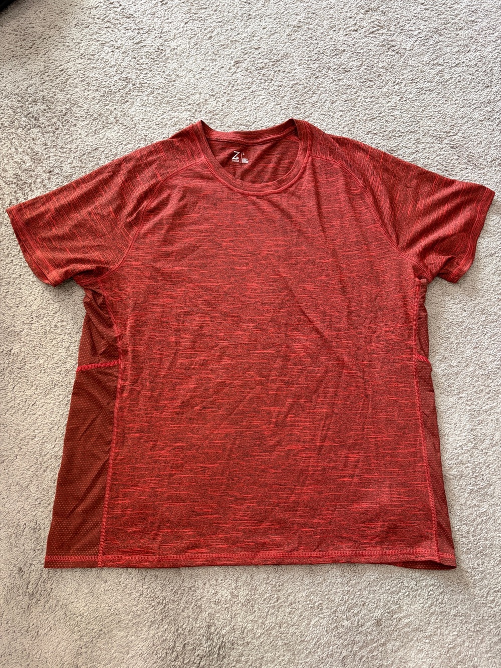 Z by Zella Men's Maroon Red Workout Shirt
